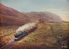 The Smallest Passenger Railway in the World. In Eskdale, Cumberland 1926