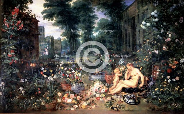  'The Smell', 1617, oil by Jan Brueguel.