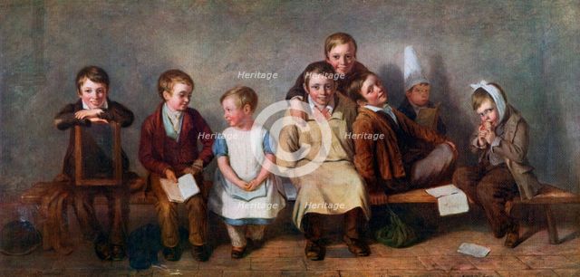 'The Smile', 1842, (1912).Artist: Thomas Webster