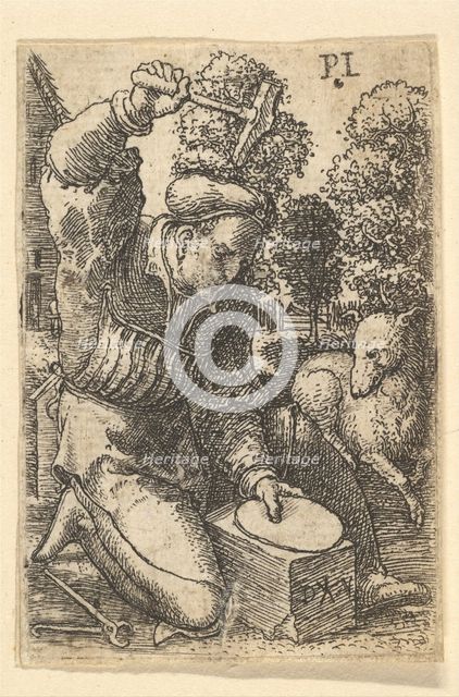 The Smith, 1520-25. Creator: Dirck Vellert.