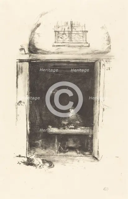 The Smith, Passage du Dragon, 1894. Creator: James Abbott McNeill Whistler.