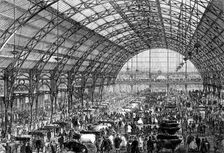 The Smithfield Club Cattle Show at the new Agricultural Hall, Islington, 1862. Creator: Unknown