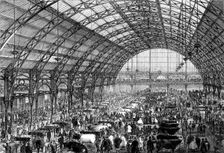 The Smithfield Club Cattle Show at the new Agricultural Hall, Islington, 1862. Creator: Unknown