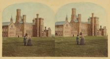 The Smithsonian Institute, Washington, U.S., about 1860. Creator: London Stereoscopic & Photographic Co