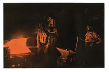 The Smithy, 1901.Artist: Waldemar Titzenthaler