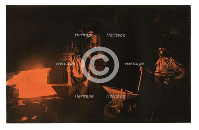 The Smithy, 1901.Artist: Waldemar Titzenthaler