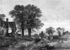 "The Smithy," by the late T. Creswick, R.A., 1870. Creator: Unknown
