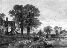"The Smithy," by the late T. Creswick, R.A., 1870. Creator: Unknown
