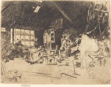 The Smithy, c. 1880. Creator: James Abbott McNeill Whistler