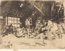 The Smithy, c. 1880. Creator: James Abbott McNeill Whistler