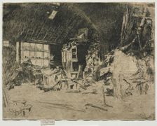 The Smithy. Creator: James McNeill Whistler (American, 1834-1903)