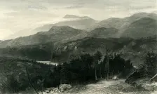 The Smoky Mountains, (North Carolina) 1872. Creator: Robert Hinshelwood