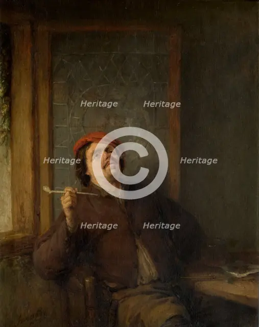 The Smoker, 1655. Creator: Adriaen van Ostade.