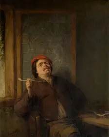 The Smoker, 1655. Creator: Adriaen van Ostade