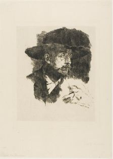 The Smoker, 1873/74. Creator: Wilhelm Maria Hubertus Leibl