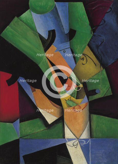 The Smoker (Frank Haviland), 1913. Artist: Gris, Juan (1887-1927)