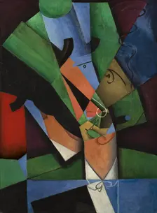The Smoker (Frank Haviland), 1913. Creator: Juan Gris
