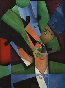 The Smoker (Frank Haviland), 1913. Creator: Juan Gris