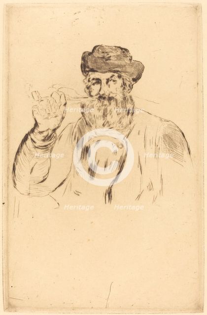 The Smoker (Le fumeur), 1866. Creator: Edouard Manet.