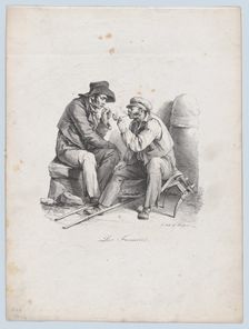 The Smokers, 1822. Creator: Louis Leopold Boilly