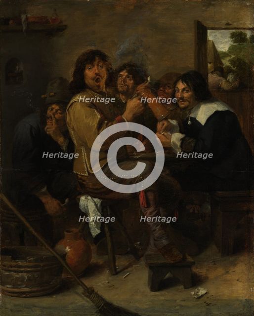 The Smokers, ca. 1636. Creator: Adriaen Brouwer.