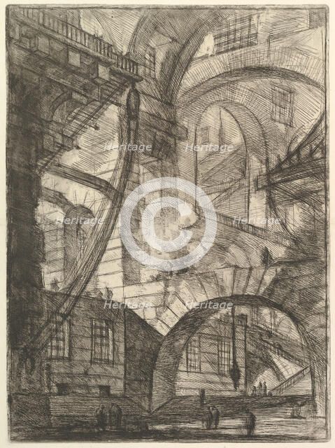 The Smoking Fire, from Carceri d'invenzione (Imaginary Prisons), ca. 1749-50. Creator: Giovanni Battista Piranesi.