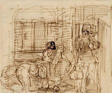 The Smuggler's Intrusion, 1825-1841. Creator: David Wilkie