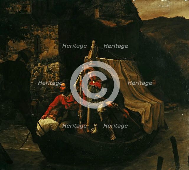 The smugglers, 1830. Creator: Ebers, Emil (1807-1884).