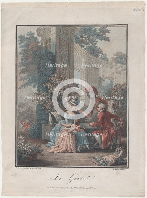 The Snack, 1787-93. Creator: Louis Marin Bonnet.