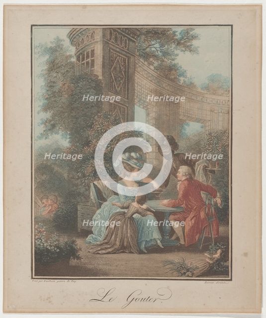 The Snack, mid to late 18th century. Creator: Louis Marin Bonnet.