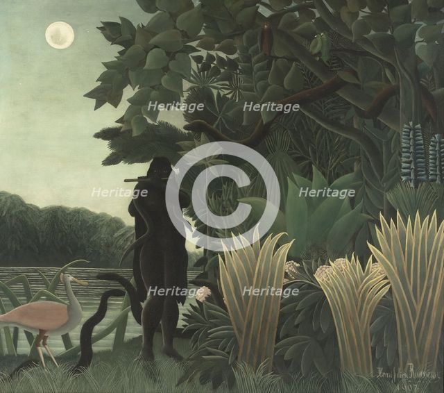 The Snake Charmer, 1907. Artist: Rousseau, Henri Julien Félix (1844-1910)