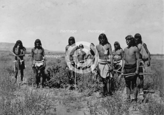 The snake priests-Hopi, c1907. Creator: Edward Sheriff Curtis.