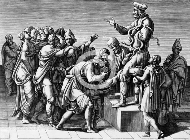 The Snakeholder, 16th century. Creators: Diana Mantuana, Giulio Romano.