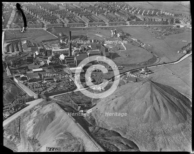 The Sneyd Colliery and Brick Works, Burslem, Staffordshire, c1930s. Creator: Arthur William Hobart.