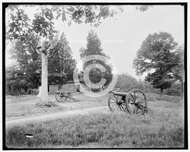 The Snodgrass House, Thomas' Headquarters, Chickamauga, Tenn. i.e. Ga., c1902. Creator: William H. Jackson.