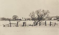 The Snowy Marshlands, 1890-1891, printed 1893. Creator: Dr Peter Henry Emerson