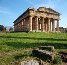The so-called temple of Neptune at Paestum, 5th century BC