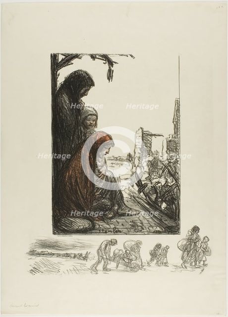 The Social Duty, 1917. Creator: Theophile Alexandre Steinlen.