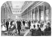 The Social Science Congress at New York: conversazione in the Assembly Rooms, Blake-street, 1864. Creator: Unknown