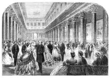 The Social Science Congress at New York: conversazione in the Assembly Rooms, Blake-street, 1864. Creator: Unknown