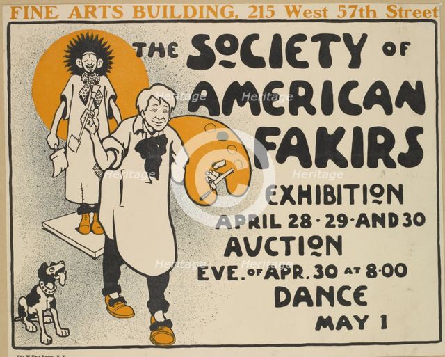 The society of American fakirs exhibition, c1887 - 1922. Creator: Unknown.