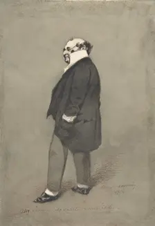 The Society Man (Monsieur Joseph Prudhomme), 1874. Creator: Henry Bonaventure Monnier