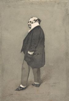 The Society Man (Monsieur Joseph Prudhomme), 1874. Creator: Henry Bonaventure Monnier