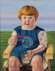 The Soap Bubble, 1927. Creator: Cagnaccio di San Pietro (1897-1946)