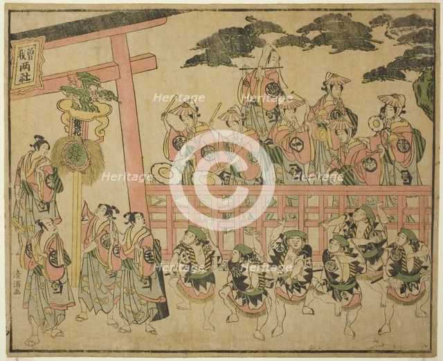 The Soga Festival, c. 1768. Creator: Torii Kiyomitsu.
