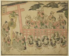 The Soga Festival, c. 1768. Creator: Torii Kiyomitsu
