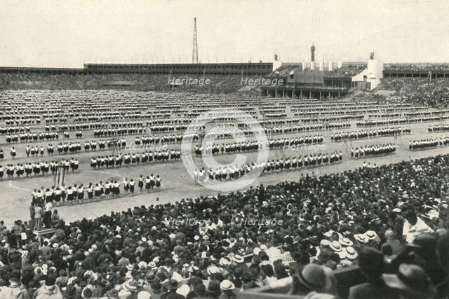 'The Sokol Festival of 1938', (1947).  Creator: Unknown.