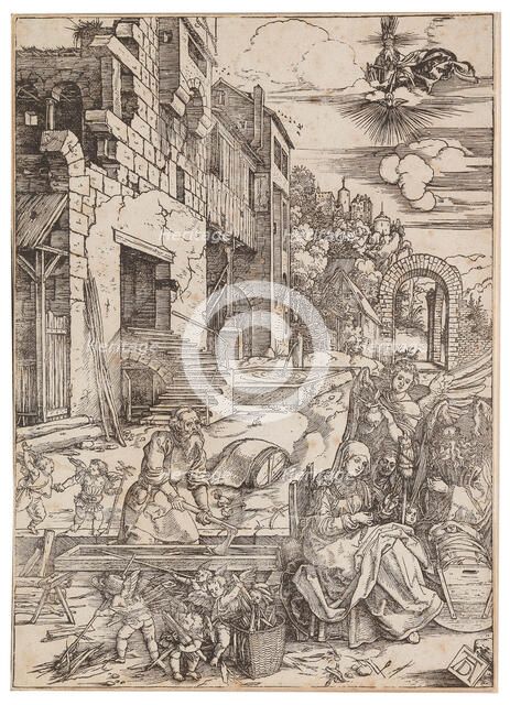 The Sojourn of the Holy Family in Egypt, from The Life of the Virgin, c. 1504. Creator: Dürer, Albrecht (1471-1528).