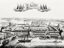 The Solovetsky Transfiguration Monastery on the Solovetsky Islands, 1879