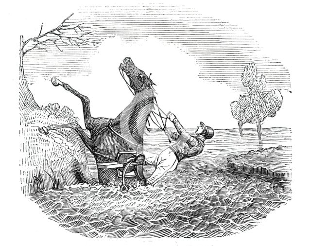 The Soldier in the Brook, 1844. Creator: Unknown.